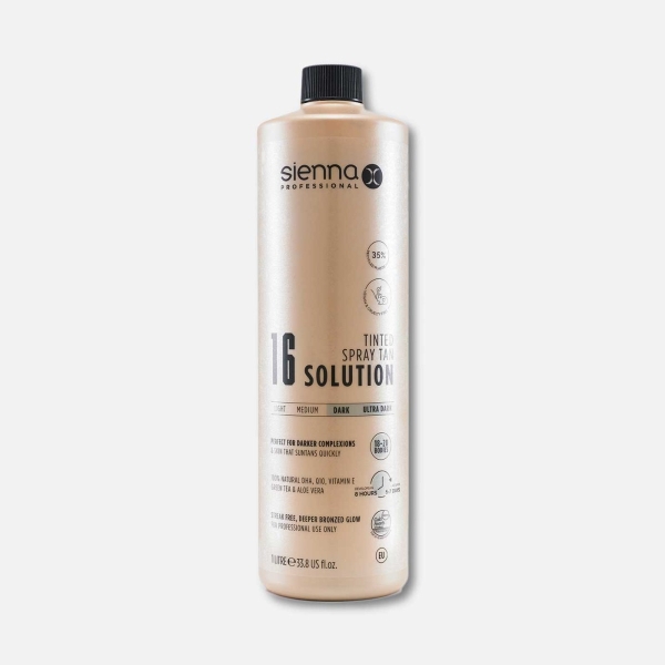 Sienna X 16% Tinted Spray Tan Solution Nouveau Beauty