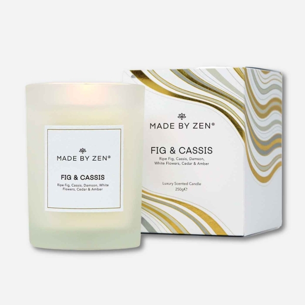 Made by Zen Signature Fragrance Candle Fig & Cassis Nouveau Beauty