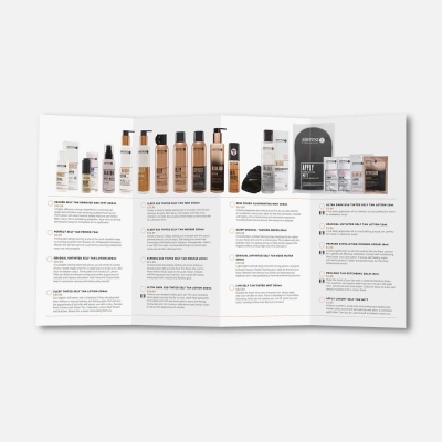 Sienna X Q&A Tanning Advice Leaflets Nouveau Beauty