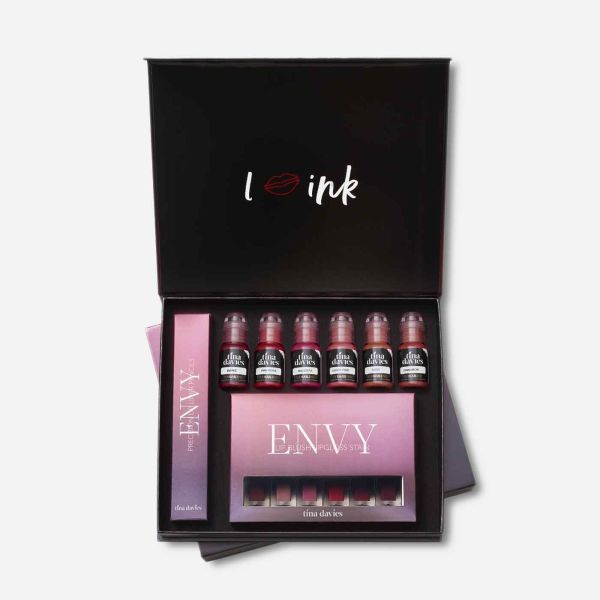 Tina Davies I Love Ink Envy Lip Pigment Collection Nouveau Beauty