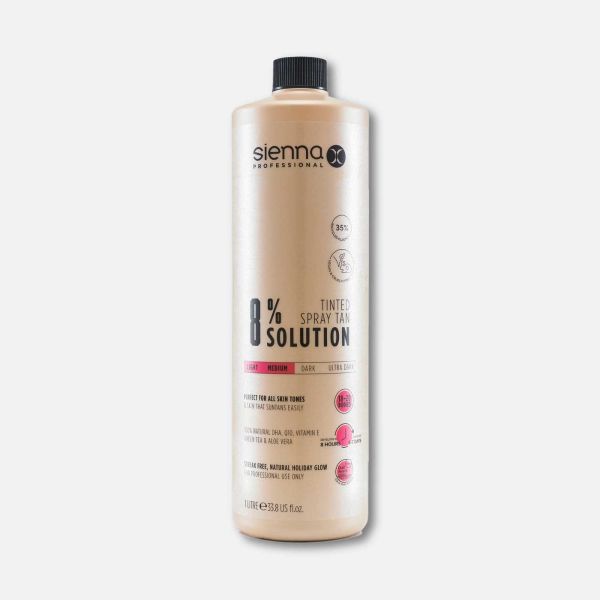 Sienna X 8% Tinted Spray Tan Solution Nouveau Beauty