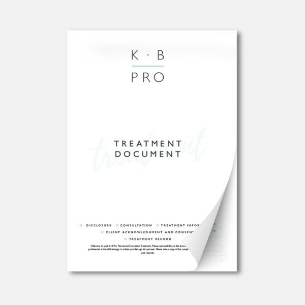 K.B Pro Treatment Booklet Nouveau Beauty