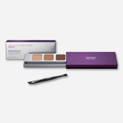 Nouveau Lashes Brow Sculpting Palette Medium Nouveau Beauty