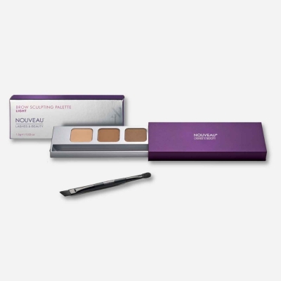 Nouveau Lashes Brow Sculpting Palette Light Nouveau Beauty