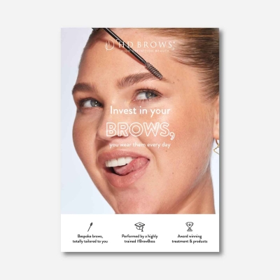 HD Brows Stylist Poster (A1) Nouveau Beauty