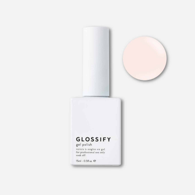 Glossify Blush Top Coat Gel Polish HEMA Free Nouveau Beauty