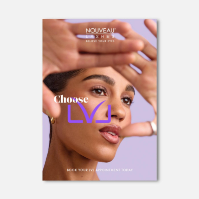 Nouveau Lashes LVL Poster - A4 Nouveau Beauty