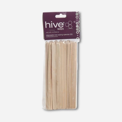 Hive Disposable Mini Wooden Spatulas Nouveau Beauty