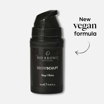 HD Brows BrowSculpt Step 1 Relax Open Nouveau Beauty