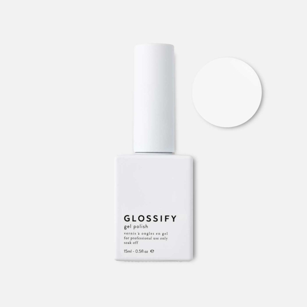 Glossify Milky White Gel Polish Nouveau Beauty