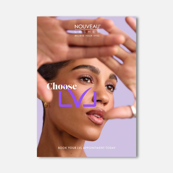 Nouveau Lashes LVL Poster - A4 Nouveau Beauty