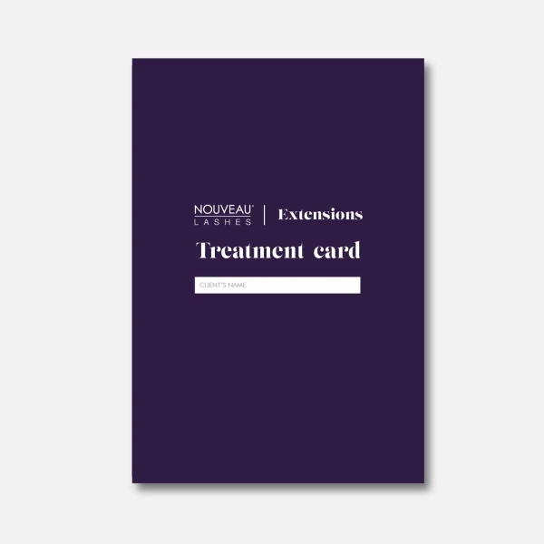 Nouveau Lashes Lash Extensions Treatment Card Nouveau Beauty