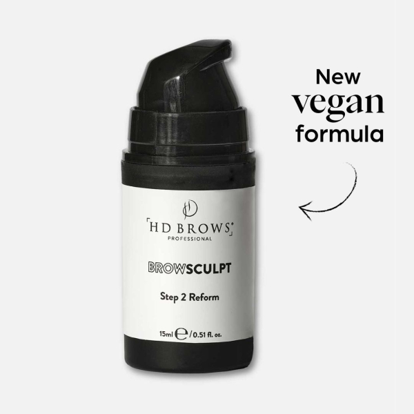 HD Brows BrowSculpt Step 2 Reform Lid Off Nouveau Beauty
