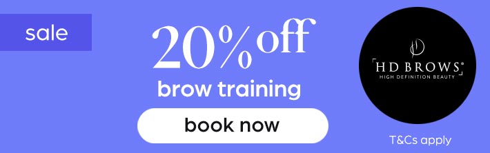 20% off brow training