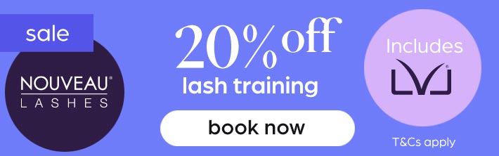 20% off LVL lash training